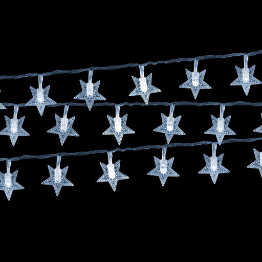 150 LEDs Star Lights available in 2 Colors - Christmas Factory