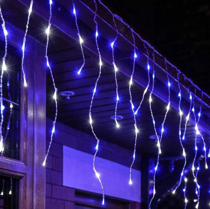 500 LED Icicle Lights – available in 4 Colors - Christmas Factory