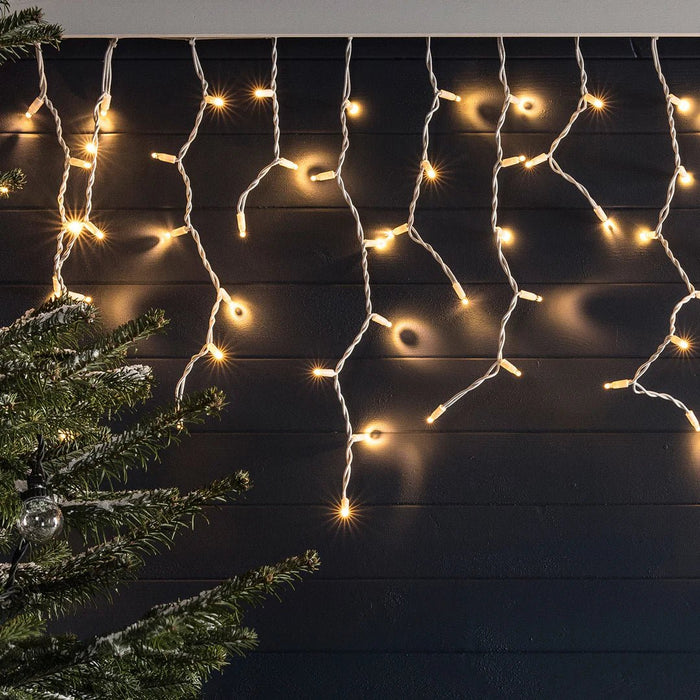 500 LED Icicle Lights – available in 4 Colors - Christmas Factory