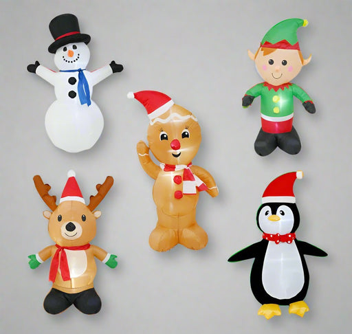 Airpower Christmas Character 120cm Assorted - Christmas Factory