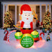 Airpower Christmas Rocker 180cm Santa - Christmas Factory