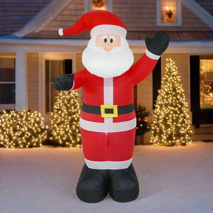 Airpower Santa 240cm Tall - Christmas Factory