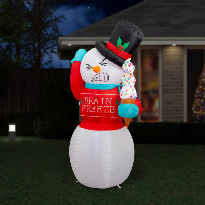 Airpower Shaking Freeze Snowman 180cm - Christmas Factory