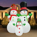 Airpower Snowman Family 3 pieces 240cm - Christmas Factory