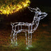 Battery Operated LED Reindeer – 2 Style Options: Feeding and Standing - Christmas Factory