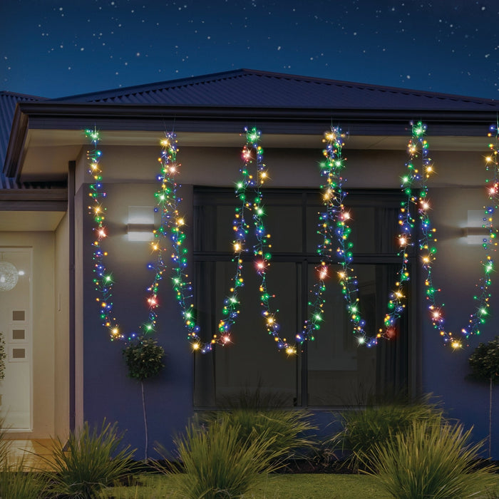 Cluster Lights 720 LEDs available in 6 Color Options - Christmas Factory