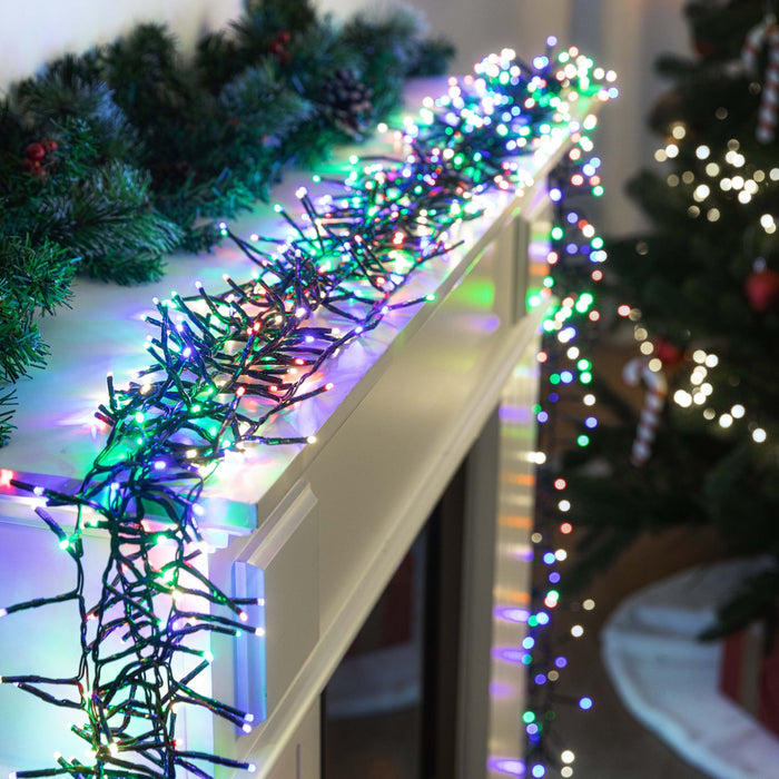 Cluster Lights 720 LEDs available in 6 Color Options - Christmas Factory