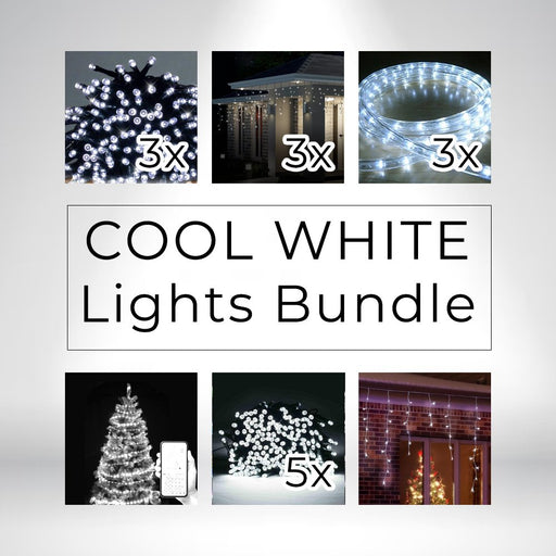 Cool White Lights Bundle - Christmas Factory