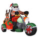 Inflatable Santa and Trike with Reindeer (1.8m) - Christmas Factory