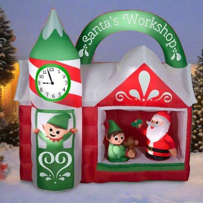 Inflatable Santa's Workshop (1.5m) - Christmas Factory