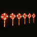 Jumbo Lollipop Path Lights 6pk Flash - Christmas Factory