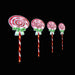 LED Candy Lollipop Path Lights 4pk - Christmas Factory