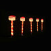 LED Candy Path Lights 5pk Santa or Snowflake - Christmas Factory