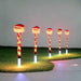 LED Candy Path Lights 5pk Santa or Snowflake - Christmas Factory