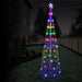 LED Digital Strands Tree 2.4m Multi - Color - Christmas Factory