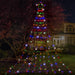 LED Garden Star Cascade 3.5m Multi - Color Lights - Christmas Factory