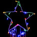 LED Garden Star Cascade 3.5m Multi - Color Lights - Christmas Factory