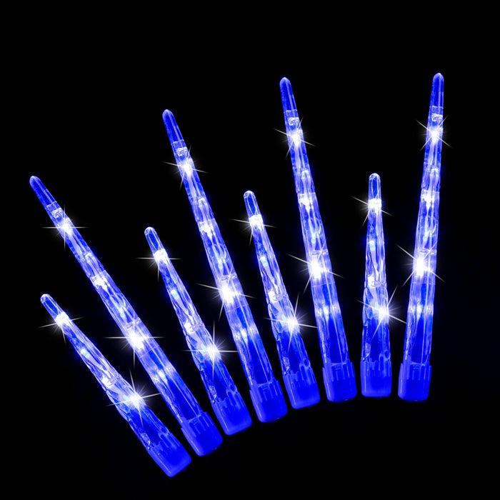 LED Icicle Tube Lights 24 - Pack Available in 2 Colors - Christmas Factory