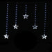 LED Infinity Stars Curtain Lights avaiable in 2 Colors - Christmas Factory