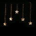 LED Infinity Stars Curtain Lights avaiable in 2 Colors - Christmas Factory