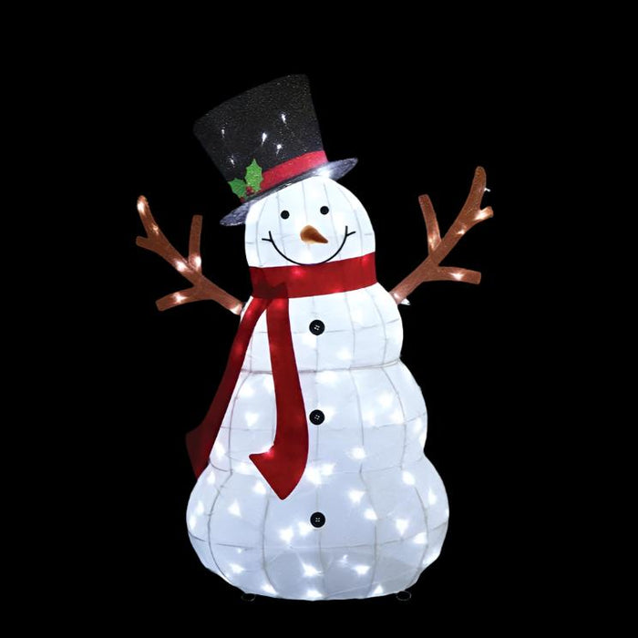 LED Mesh Melting Snowman 135cm Twinkle - Christmas Factory