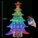 LED Rainbow Acrylic Tree with Bluetooth App Control – 100cm - Christmas Factory