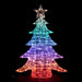 LED Rainbow Acrylic Tree with Bluetooth App Control – 100cm - Christmas Factory