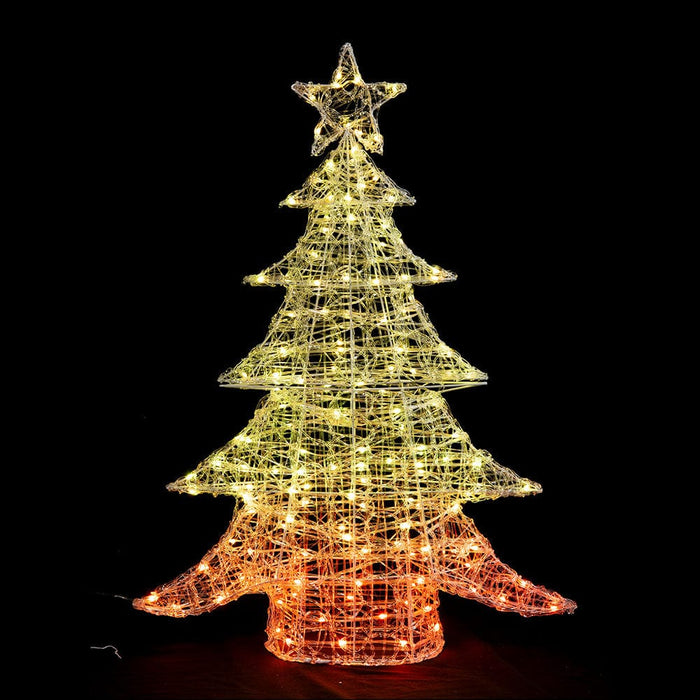 LED Rainbow Acrylic Tree with Bluetooth App Control – 100cm - Christmas Factory