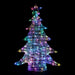 LED Rainbow Acrylic Tree with Bluetooth App Control – 100cm - Christmas Factory