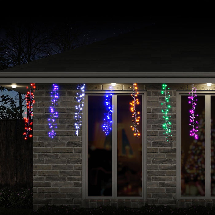 LED Rainbow Cluster Strand Lights Digital - Christmas Factory