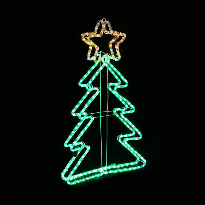 LED Ropelight 3D Tree Cool Twinkle Lights - Christmas Factory