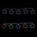 LED Ropelight 5 Stars Chain available in 2 Colors - Christmas Factory