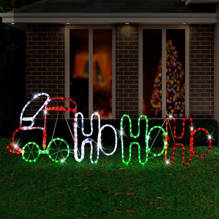 LED Ropelight HoHoHo Train Twinkle Lights - Christmas Factory