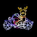 LED Ropelight Motorbike Crew Reindeer - Christmas Factory