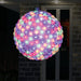 LED Star Ball 25cm Twinkle Multi - Color - Christmas Factory