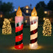 LED Tinsel Candle 77cm Twinkle, available in 2 Colors - Christmas Factory