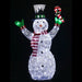 LED Twinkling Mesh Snowman – 70 LEDs, 123cm - Christmas Factory