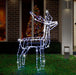 LED Twinkling Standing Reindeer – 110cm available in 2 Colors - Christmas Factory