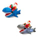 New Arrival: Inflatable Santa Shark Rider – 250cm, Available in Blue or Grey - Christmas Factory