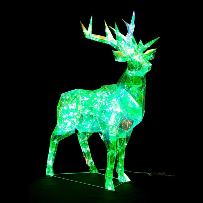 New Arrival: LED Dreamlight Reindeer – 130 Colour - Changing LEDs, 90cm - Christmas Factory