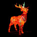 New Arrival: LED Dreamlight Reindeer – 130 Colour - Changing LEDs, 90cm - Christmas Factory