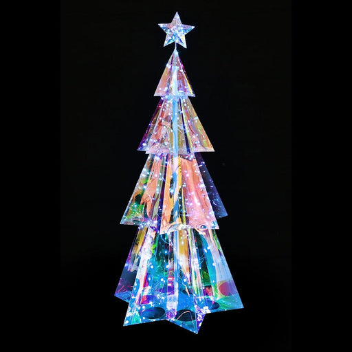 New Arrival: LED Dreamlight Tiered Tree – 120cm, 130 Colour - Changing LEDs - Christmas Factory