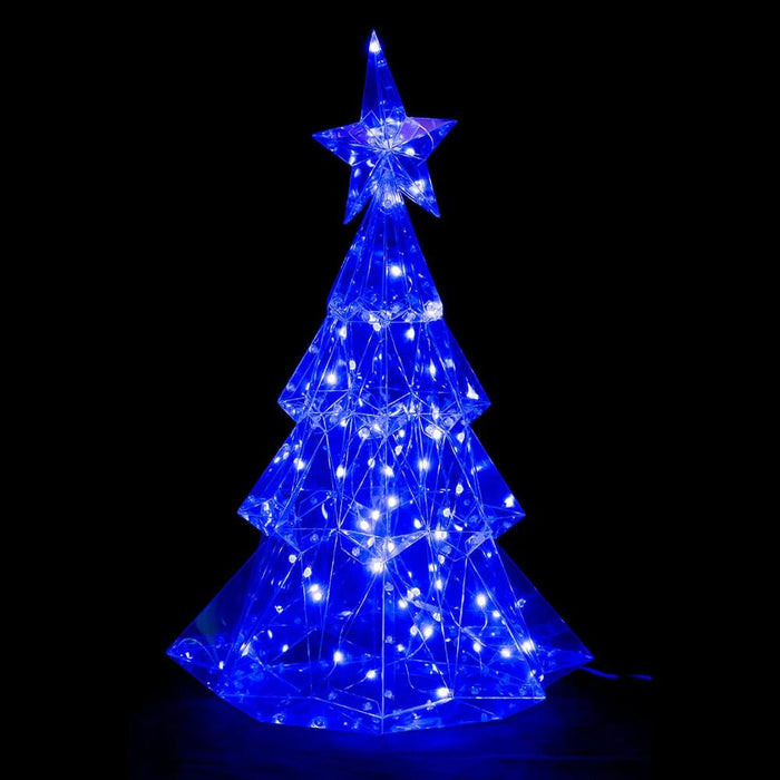 New Arrival: LED Dreamlight Tiered Tree – 80 Colour - Changing LEDs, 65cm - Christmas Factory