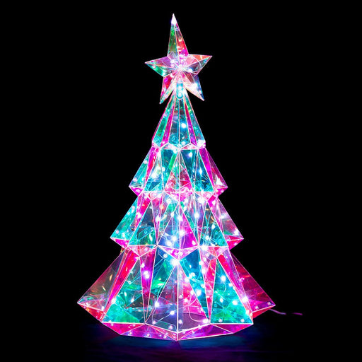 New Arrival: LED Dreamlight Tiered Tree – 80 Colour - Changing LEDs, 65cm - Christmas Factory