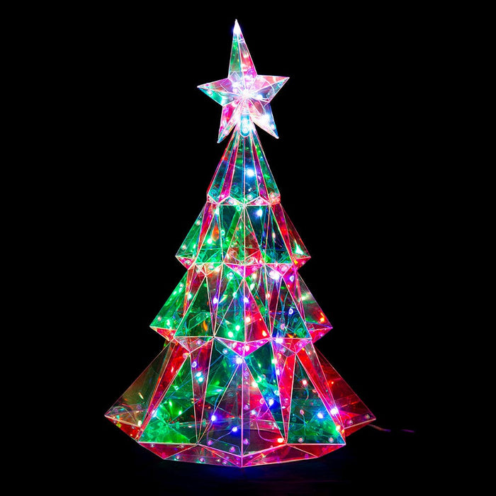 New Arrival: LED Dreamlight Tiered Tree – 80 Colour - Changing LEDs, 65cm - Christmas Factory