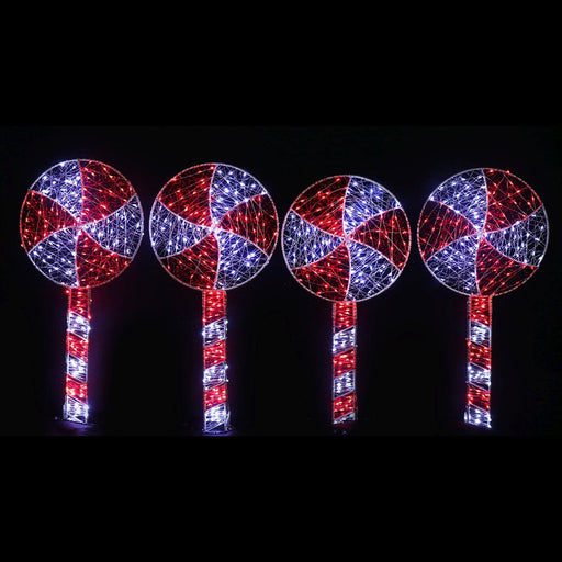 New Arrival: LED Starry Wire Lollipop Path Lights – 4pk, 60cm - Christmas Factory