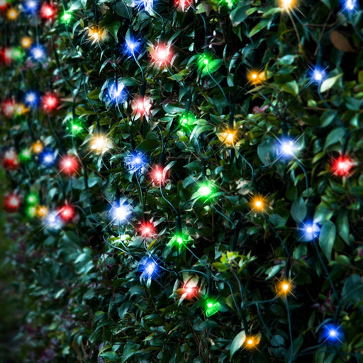 Solar 250 LED Net Light available in 3 Colors - Christmas Factory