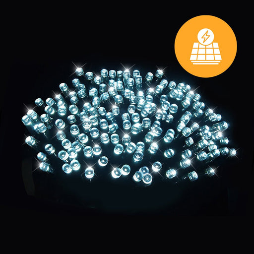 Solar Fairy Lights 100 LEDs available in 3 Colors - Christmas Factory