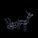 Solar LED Sleigh with Reindeer - 80 cm - Christmas Factory