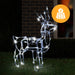 Solar LED Standing 3D Reindeer - 60 cm - Christmas Factory